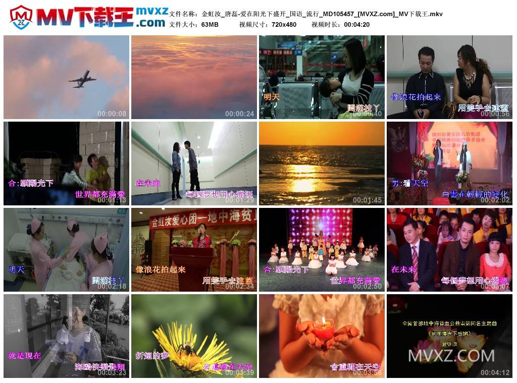 金虹汝_唐磊-爱在阳光下盛开_国语_流行_MD105457